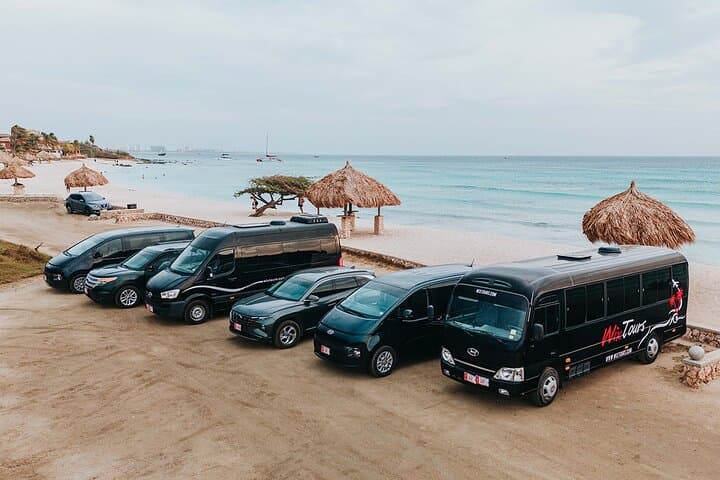 Roundtrip Aruba Airport Private Transfer to Palm Beach & Eagle Beach