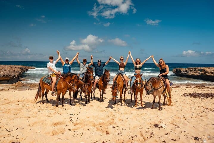 Aruba Small Group Horseback Riding Beach Tour